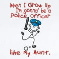 thumbnail image 2 of CafePress - Police Officer Like My Aunt 1 Infant Bodysuit - Baby Light Bodysuit, Size Newborn - 24 Months, 2 of 4
