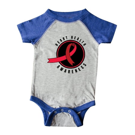 

Inktastic Heart Health Awareness Red Ribbon in Circle Gift Baby Boy or Baby Girl Bodysuit