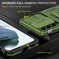 thumbnail image 3 of SURJDE Case for Galaxy S21 Plus,Silicone Heavy-Duty Tough Rugged Lightweight Shockproof with Bracket Bumper Cover Case for Samsung Galaxy S21 Plus 4G/5G 6.7" (Olive Green), 3 of 6