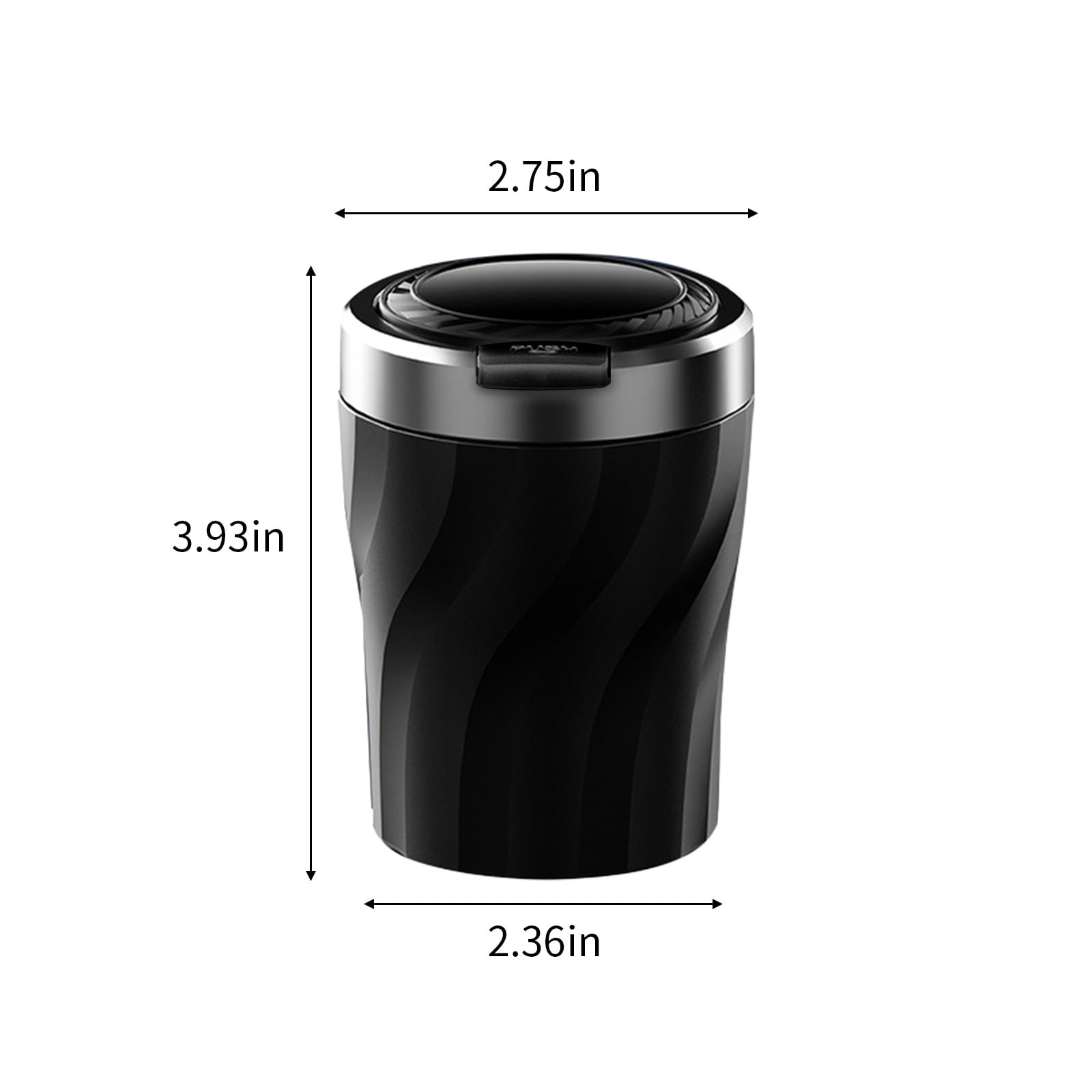 Buy BESULEN Car Ashtray With Lid, Smell Proof Detachable And Portable Ashtray, Mini Smokeless Ciqarette Ashtray Cup Holder, Auto Dustbin Garbage Trash Can Organizer For SUV, Truck, Office, Home Online At Low - View #11