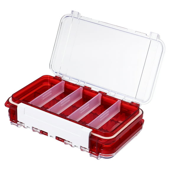 HONMEET Fishing Lure Storage Box ABS Impact Resistant Outdoor Bait Organizer Tackle Box 1 Piece