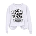 thumbnail image 4 of Leesechin Halloween Squad Sweatshirt Womens Hocus Pocus Long Sleeve Shirts Sanderson Sisters Pullover Tops Blouse, 4 of 6