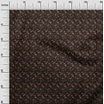 thumbnail image 3 of oneOone Silk Tabby Black Fabric Jacobean Floral Sewing Craft Projects Fabric Prints By Yard 42 Inch Wide, 3 of 4