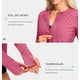 thumbnail image 5 of Craaazy Women Casual Full Zip Jacket, Solid Color Long Sleeve Sun Protection Top, Slim Fit with Thumb Holes and Pockets for Daily Wear Gifts, 5 of 8