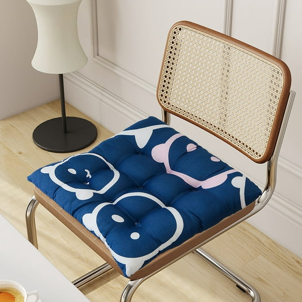 Cojín para muebles de oficina en casa, cojín para asiento de silla de comedor grueso para dormitorio de larga estancia, cojín de felpa para aula de estudiantes universitarios