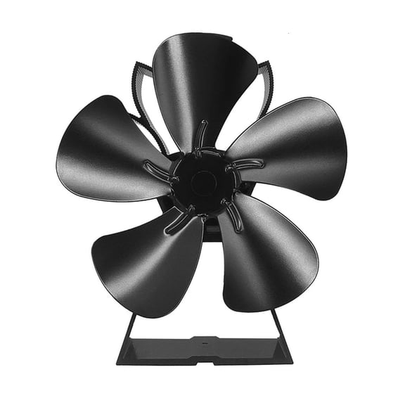 CEORPER 5Blades Stove Fan Without Electricity Fireplace Fan Heat-Powered for Wood Burner
