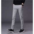 thumbnail image 3 of Pantalones De Hombre Pantalones Casuales De Gabardina, 3 of 8