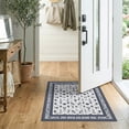 thumbnail image 2 of ODIKA Print Bone Paws Motifs Track Border Alfombra Para Perros Schnauzer for Hallway, Study Room, Playroom, Non-Slip Low Profile, 2 of 7