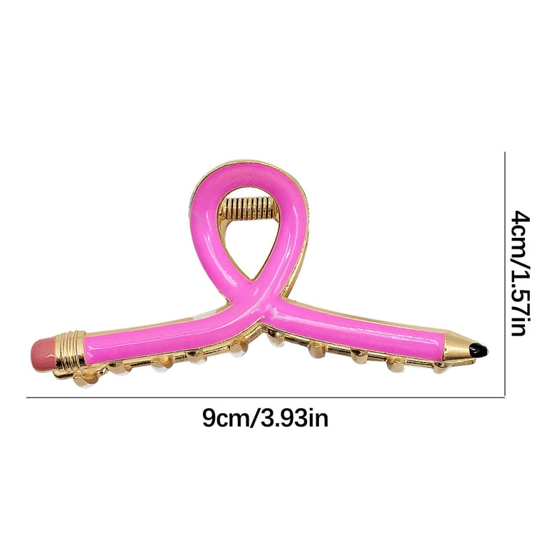SHEIGUANNI Pencil Hair Claw Clips for Women Thick Hair Funny  display picture 1