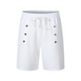 thumbnail image 4 of WILLBEST Pantalones Cortos Casuales para Hombre, para Actividades Al Aire Libre, Cómodos, de Color Sólido, Corte Recto, para Verano y Otoño, de Fácil Cuidado, Lavables A Máquina., 4 of 8