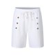 thumbnail image 4 of WILLBEST Pantalones Cortos Casuales para Hombre, para Actividades Al Aire Libre, Cómodos, de Color Sólido, Corte Recto, para Verano y Otoño, de Fácil Cuidado, Lavables A Máquina., 4 of 8