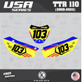 thumbnail image 3 of Kalair GFX Graphics Kit for Yamaha TTR110 (2008-2023) Usa Series, 3 of 5