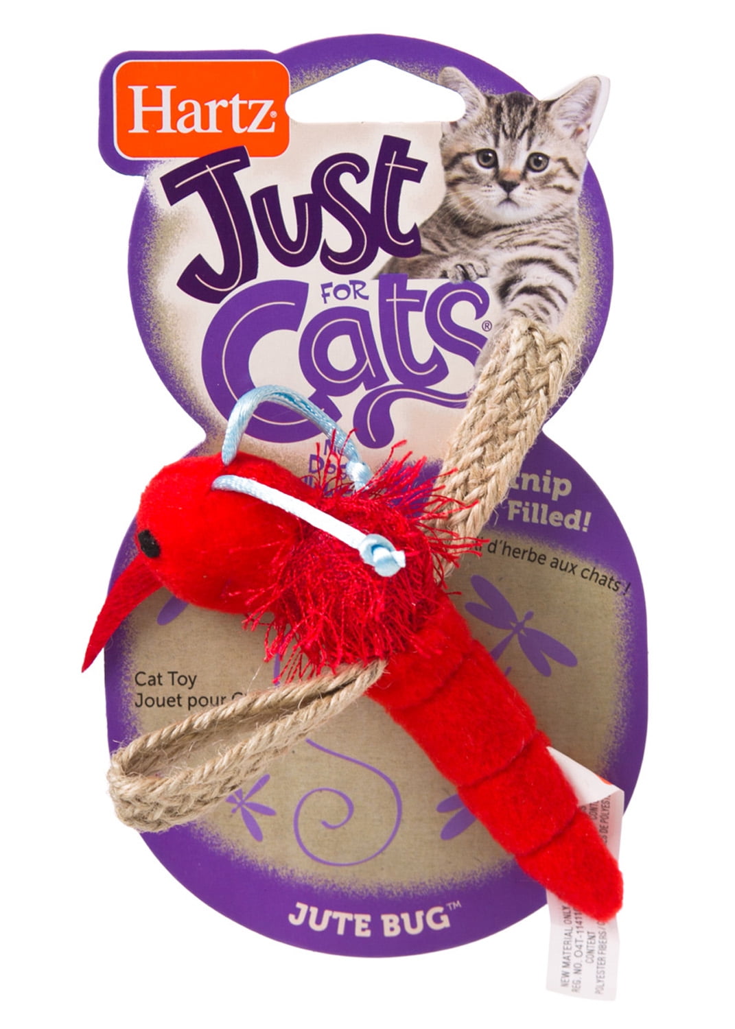 Hartz Just For Cats Jute Bugs Cat Toy Walmart Com Walmart Com