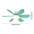 thumbnail image 2 of Ventilador de techo 2 en 1 con luz y control remoto moderno con lámpara LED ajustable 3 velocidades para garajes y oficinas, 2 of 9
