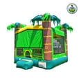 thumbnail image 3 of JumpOrange Tropical Theme Commercial Grade Bounce House with Blower, for Kids & Adults, Green, 3 of 7