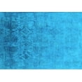 thumbnail image 1 of Ahgly Company Machine Washable Indoor Rectangle Persian Light Blue Bohemian Area Rugs, 8' x 10', 1 of 4