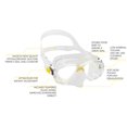 thumbnail image 2 of Set de snorkel Cressi Marea y Supernova Dry transparente amarillo, 2 of 7