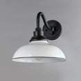 thumbnail image 4 of 35114WTBK Maxim Lighting Granville - 1 Light Outdoor Wall Mount-White/Black Finish, 4 of 4
