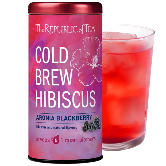 Té Cold Brew de Hibisco y Aronia de The Republic of Tea