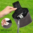 thumbnail image 4 of Haosy Dark Coffee Golf Mallet Putter Cover Strong Magnetic Leather Golf Club Headcover Closure, 4 of 7