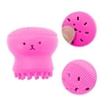 thumbnail image 3 of Unique Bargains 1 Pc Silicone Facial Cleansing Brush Octopus Shape 2.01"x2.09" Rose Red, 3 of 6