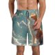 thumbnail image 1 of Fotbe Starry Sky Cloud Fox Trajes de Baño Estampados para Hombre, Shorts de Verano de Secado Rápido, Ropa de Playa, Bañadores-X-Large, 1 of 6