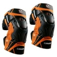 thumbnail image 2 of DYNWAVECA 2x Genouillères de Moto K01-3, Protection Résistante aux Chocs pour Motocross Flexible Réfléchissante Adulte, Orange, Taille Réfléchissante Orange, 2 of 10