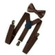 thumbnail image 1 of Tirantes ajustables, cómodos, con clip lateral, accesorios de ropa resistentes para hombre Marrón, 1 of 9