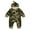 Green, variant on Cjfdfy Newborn Baby Boy Footies Rompers Green Camouflage Long Sleeve Zip Up Footed Bodysuits With Hat Baby Announcement Outfit Infant Cute Coming Home Outfit 0-6M