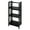 Black, variant on Casual Home 3 Shelf 14 Inch Folding Office Room Wood Furniture Bookcase, White