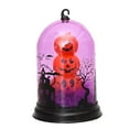 thumbnail image 2 of Pantalla de Halloween regalo vintage electrónica cubierta para el festival de Calabaza púrpura Colcomx pantalla de lámpara, 2 of 7
