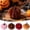 Brown, variant on Harvest Mini Velvet Pumpkins, Plush Autumn Tabletop Accents, Rich Jewel Toned Fall Decor, Sophisticated Thanksgiving Centerpiece for Shelf, Console, Buffet, Home Holiday Staging, Harvest, Brown