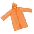thumbnail image 3 of Injueey Chubasqueros impermeables portátiles reutilizables para niños, chubasquero desechable para niños, chubasquero con capucha para niños, Poncho Paraguas de lluvia naranja 0.03 mm Injueey HA5263-04B, 3 of 6