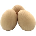 thumbnail image 2 of Huevo de Pascua de madera suave DIY de 10 piezas, huevos en blanco de madera con Manual para rellenos de cesta de manualidades DIY, adorno de, 2 of 9