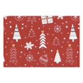 thumbnail image 3 of Merry Christmas Red Xmas Tree Dining Table Placemats 4PCS Heat-resistant Placemats 12 X 18 Inch Holiday Fashions Dining Table Place Mats for Kitchen Dining Table,Kitchen Table Mats, 3 of 5