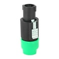 thumbnail image 3 of Conector de altavoz de audio C NL4FC, 10 unidades, impermeable, 4 pines, Speakon (verde), 3 of 8