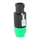 thumbnail image 3 of Conector de altavoz de audio C NL4FC, 10 unidades, impermeable, 4 pines, Speakon (verde), 3 of 8