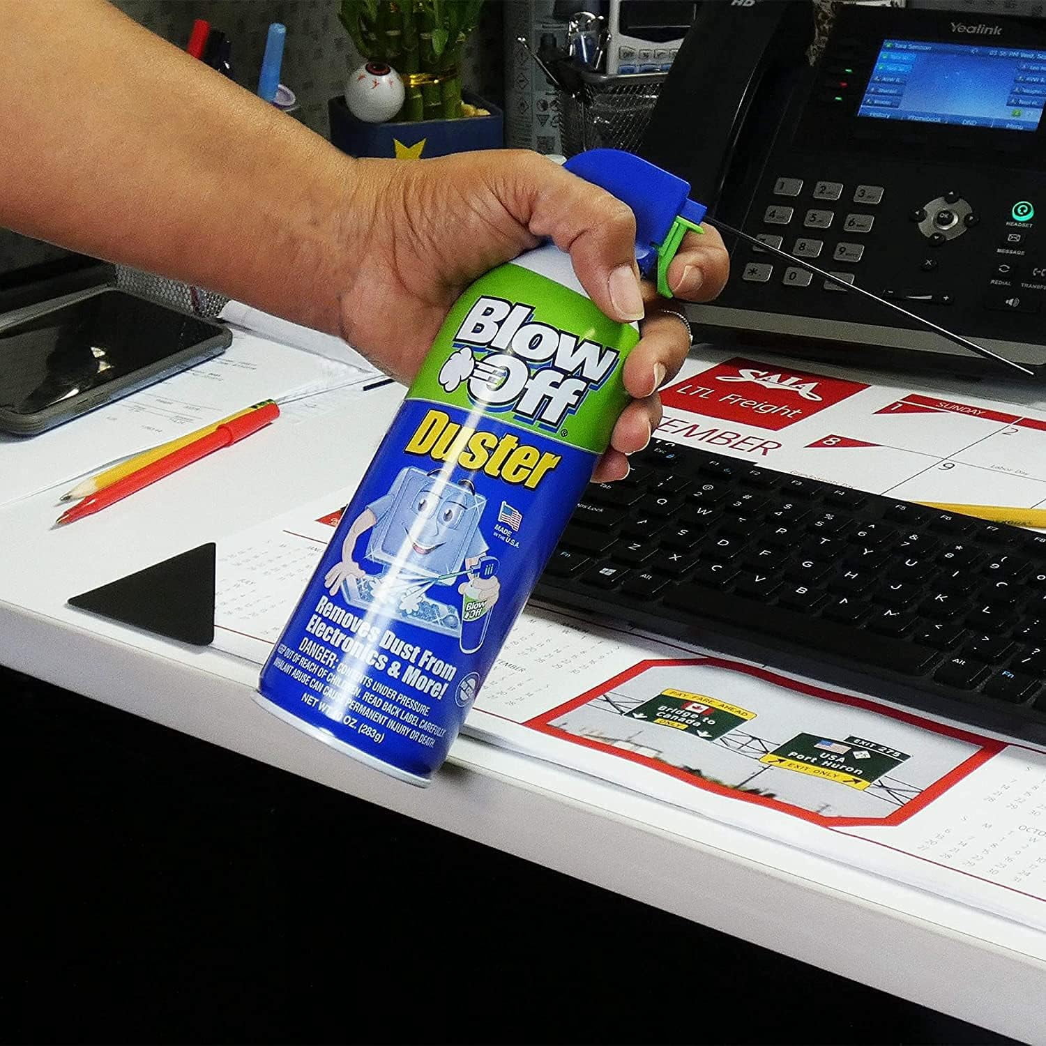 975 Supply Air Duster, Compressed Air Duster, 10 oz. Cans - 3 Cans