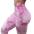 thumbnail image 1 of Tie dye yoga Pantalones Deportivos leggings Señoras Sin Costuras Cintura Alta Push Up Mujer Medias Fitness Entrenamiento Ropa Deportivapangjing, 1 of 4