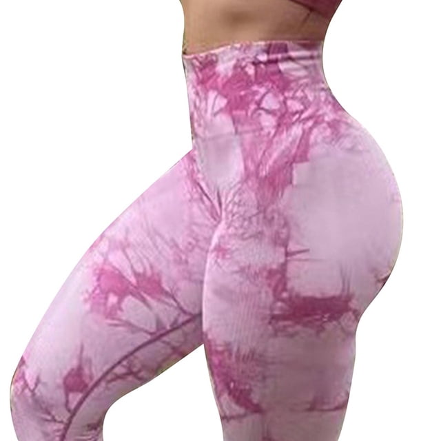 Tie dye yoga Pantalones Deportivos leggings Señoras Sin Costuras Cintura Alta Push Up Mujer Medias Fitness Entrenamiento Ropa Deportivapangjing