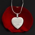 thumbnail image 6 of Engraved Heart Necklace - Snowflakes Fall Gently Girlfriend, 6 of 10