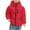 Red, variant on Puffer Jackets for Kids Casual Winter Thermal Unisex Outerwear with Pockets Solid Color Full Zip Hooded Coats Winter Snow Ski Tops Beige 1-2 Years