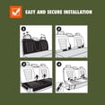 thumbnail image 5 of Ozark Trail Rear Bench Covers Black, Heavy Duty, 5 of 6