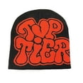 thumbnail image 2 of dianhelloya Warm hat Unisex Autumn Winter Knitting Hat Heart Letter Jacquard Print Women Men Hip Hop Style Beanie Hat Outdoor Riding Windproof Warm Hat Black & Red, 2 of 8
