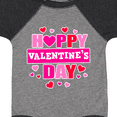 thumbnail image 4 of Inktastic Happy Valentine's Day with Hearts Boys or Girls Baby Bodysuit, 4 of 5