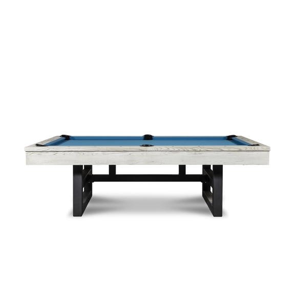 Empire USA Chino Slate Pool Table with Premium Billiard Accessories, Whitewash, 7 ft