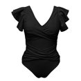 thumbnail image 5 of Afdoent One Piece Swimsuit Women Swimsuit Ruffle Tummy Control Bathing Suit High Waist 1 Piece Swimwear 2026 Summer Swimwear, 5 of 6