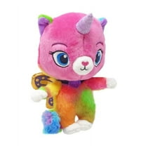 Rainbow Butterfly Unicorn Kitty Lightweight Stuffed Animals & Plush Toys, 8"