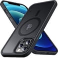 thumbnail image 1 of Entronix Funda Resistente y Magnética Compatible con iPhone 11 Pro Max: Protección Mate a Prueba de Golpes con Bordes Reforzados, Color Negro, 1 of 5
