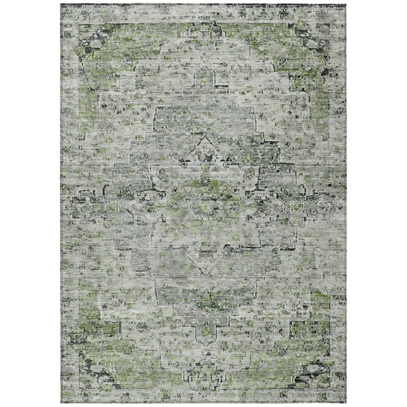 Dalyn Rugs Machine Washable Indoor/Outdoor Chantille Aloe 2'6" x 3'10" Rug